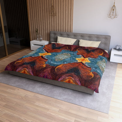 Cosmic Cell Division Woven Duvet Cover