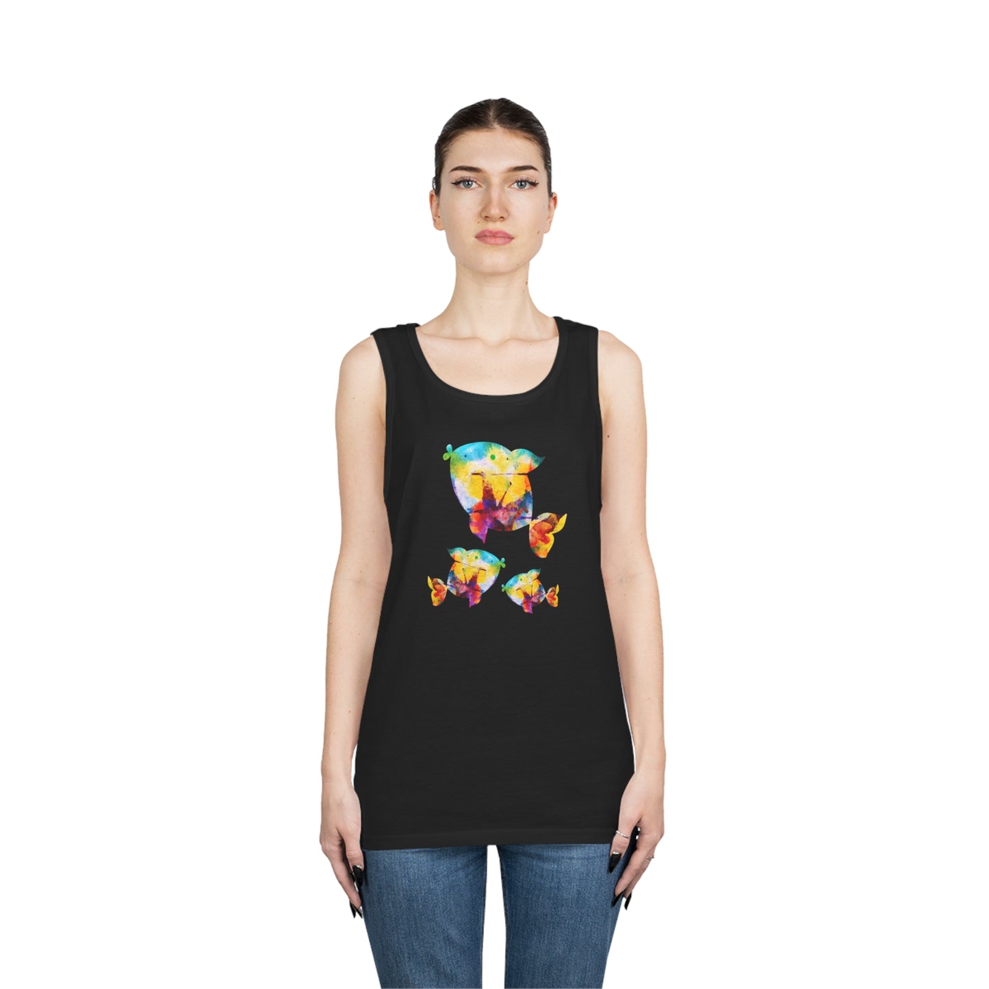 Happiness is a Painted Fish Women's Tank