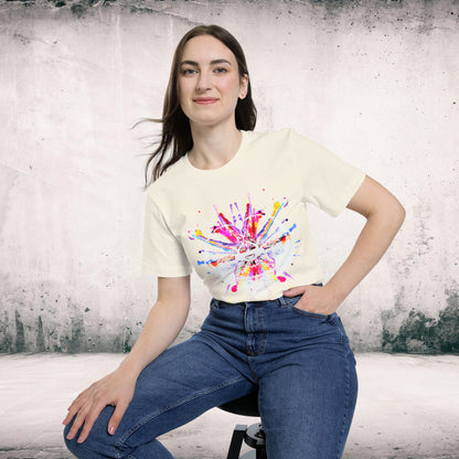 Dragonfly Color Explosion Women's T-Shirt, Made in USA