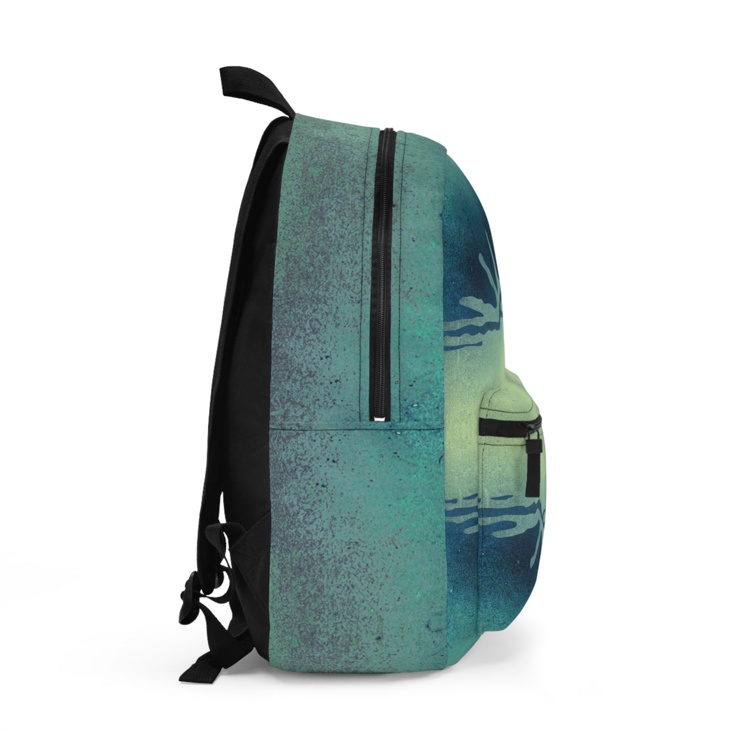 Watery Blue Sun Water-Resistant School Backpack