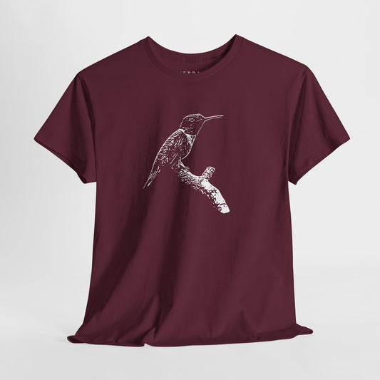 Hummingbird Adult 100% Cotton T-Shirt (Multicolors)