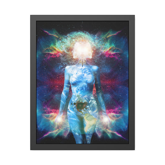 21st Century Gaia Framed Print | Surreal Art
