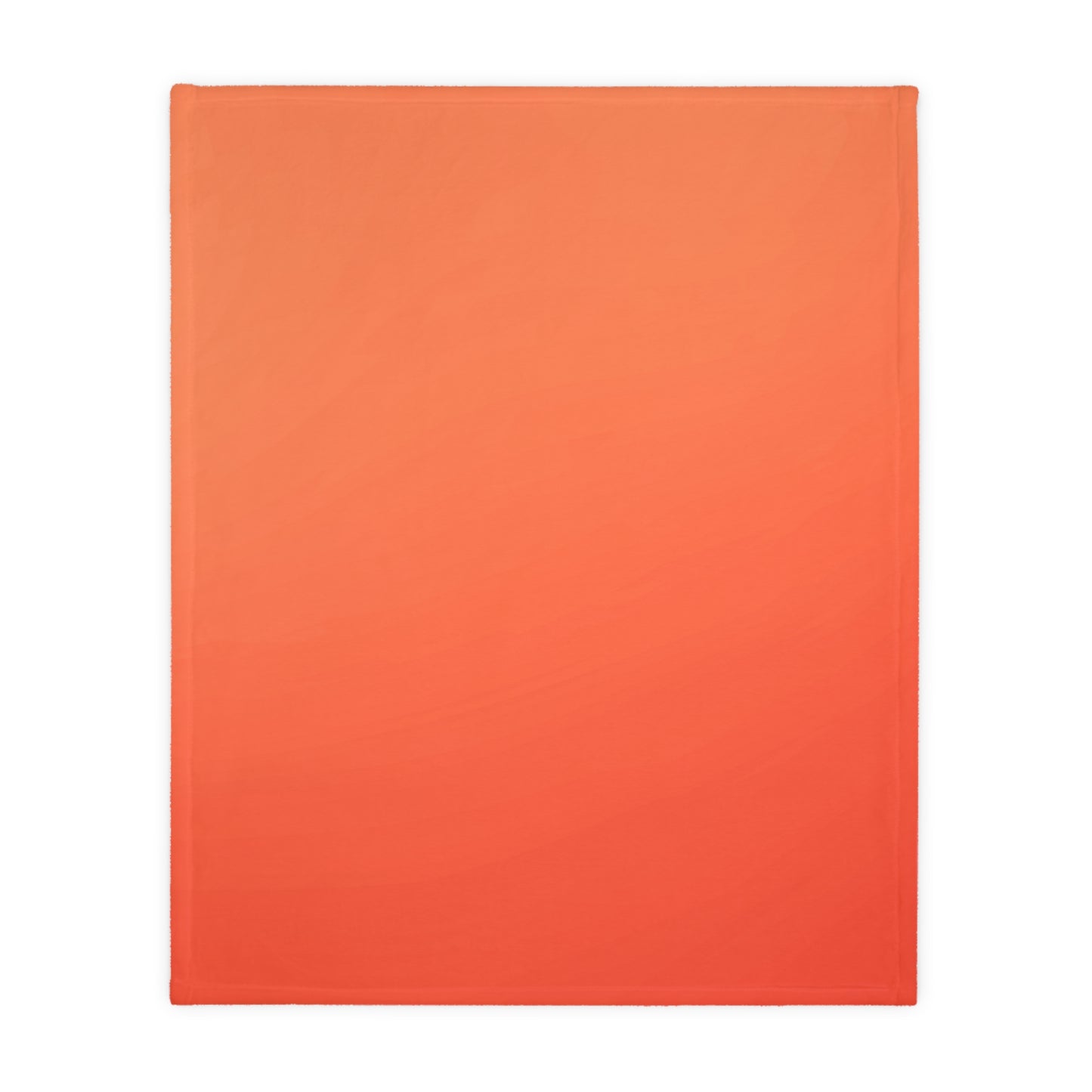 Pixel Mosaic Teal Orange Faux Mink Velveteen Blanket