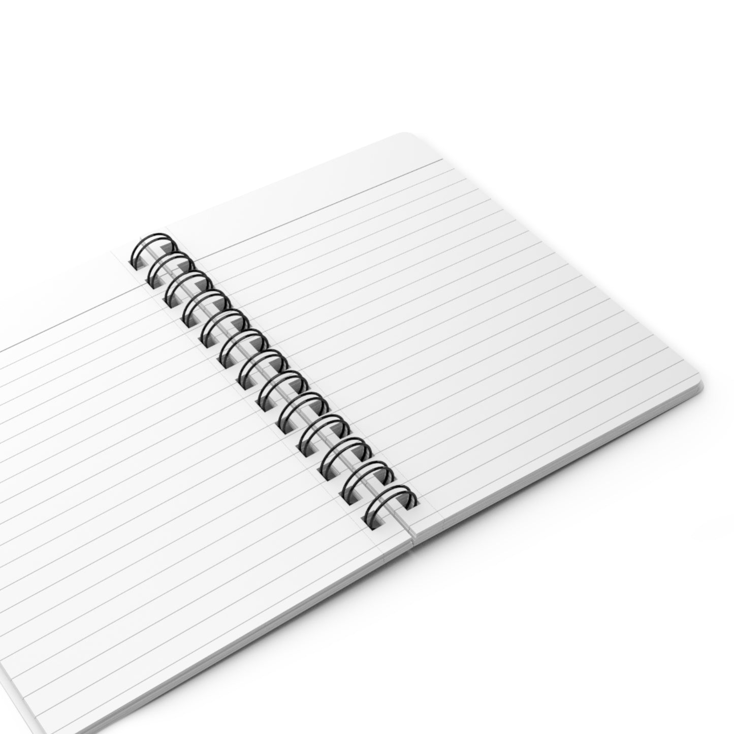 Surreal Astro Dog of Time Spiral-Bound Lined Notebook