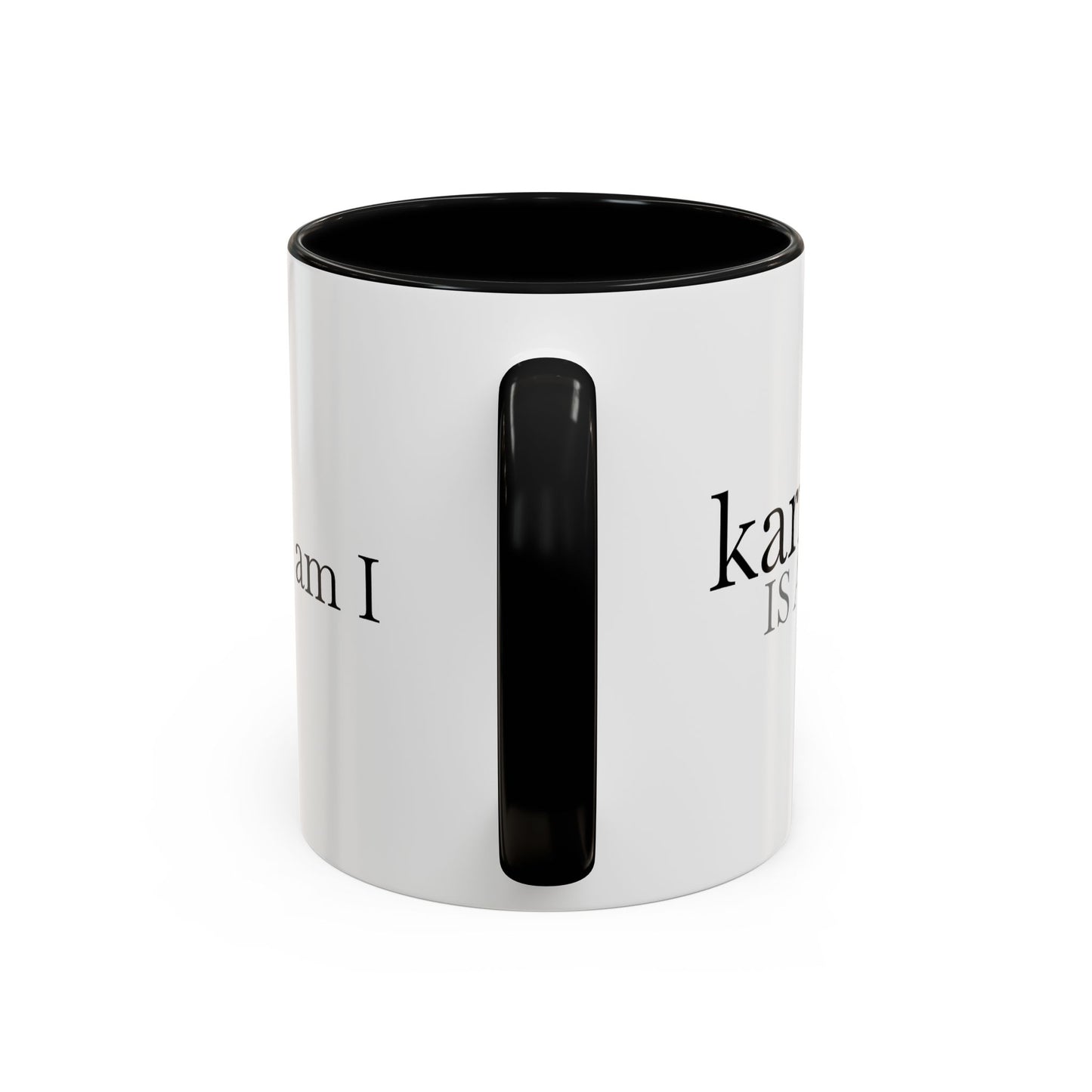 Spicy Karma Colorful Handle Ceramic Mug (11, 15oz)