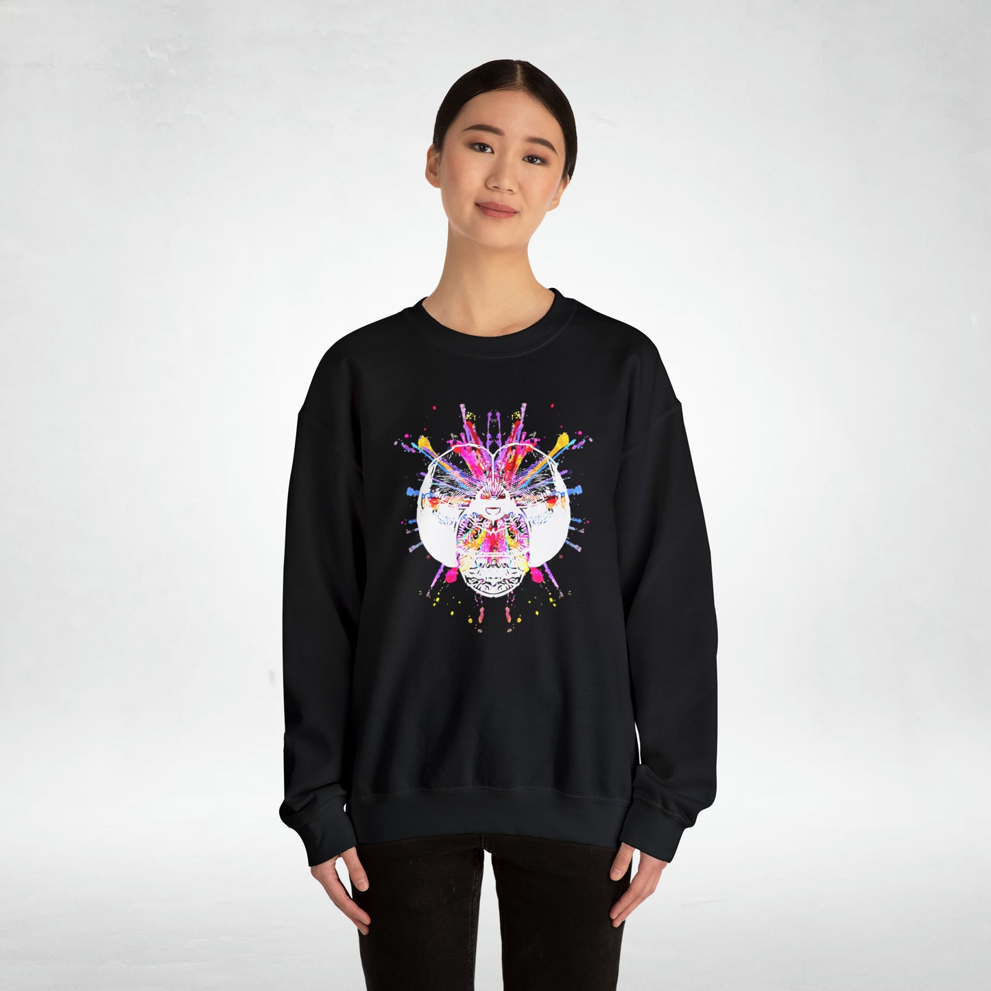 Dragonfly Color Explosion Women's Sweatshirt