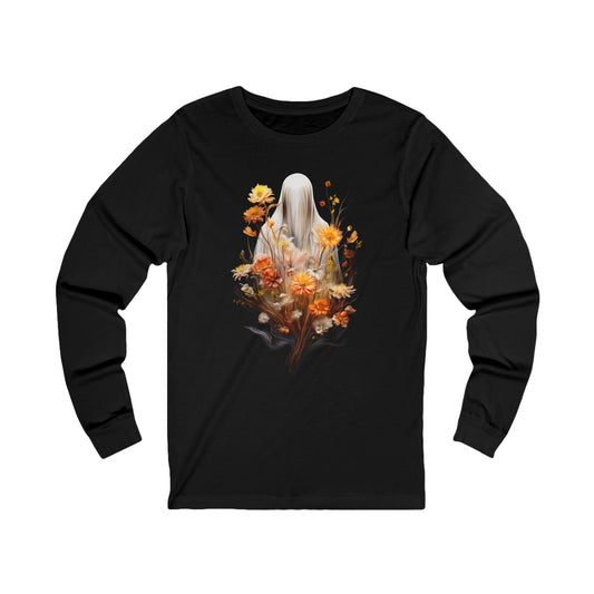 Halloween Garden Haunting Adult Long Sleeve Shirt