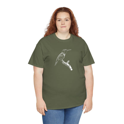 Hummingbird Adult 100% Cotton T-Shirt (Multicolors)