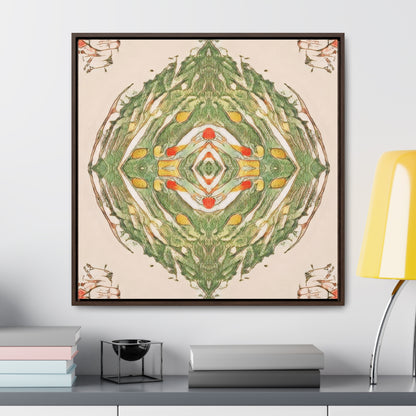 Earth Spirits Framed Canvas Print