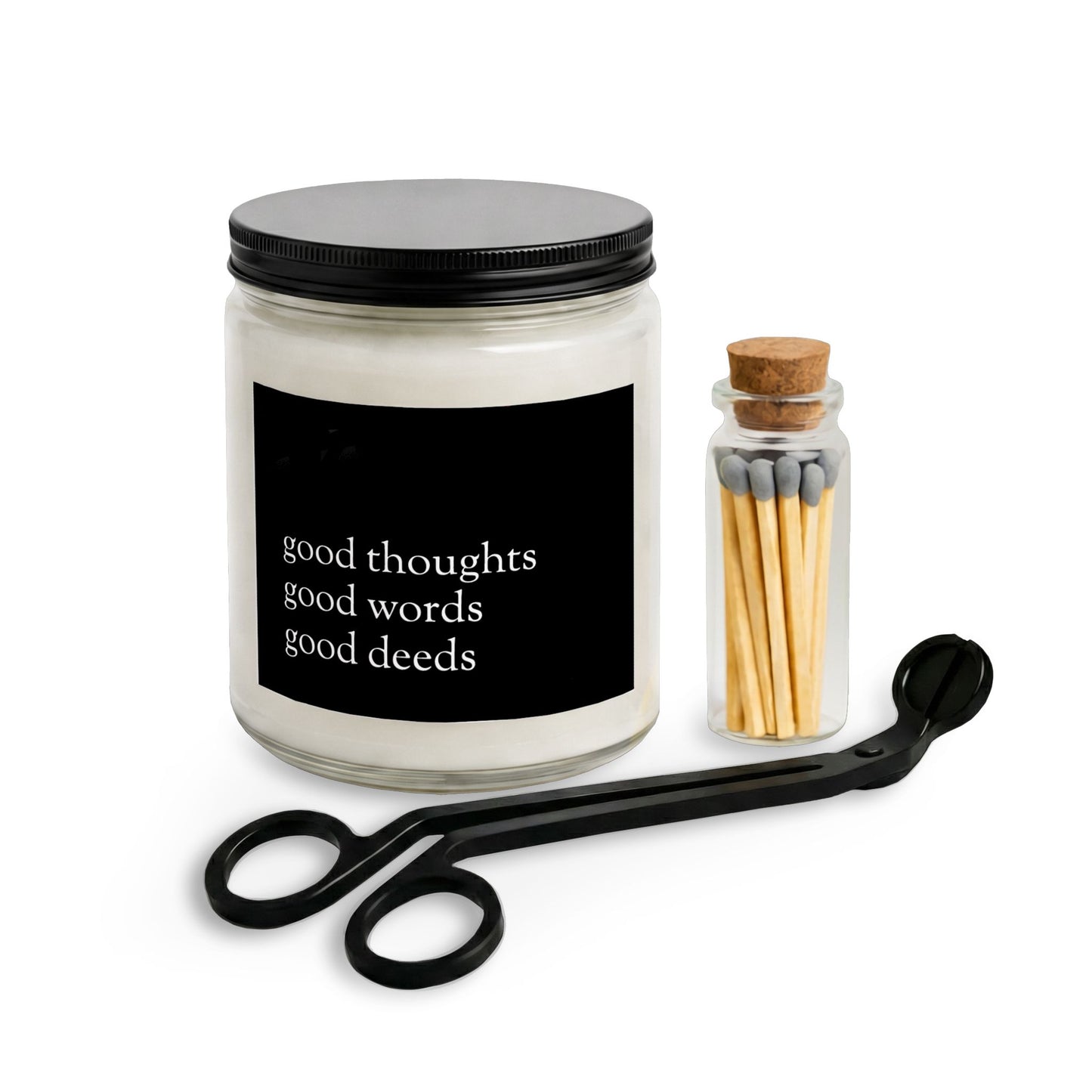 Good Thoughts, Words, Deeds Mindfulness Candle Gift Set