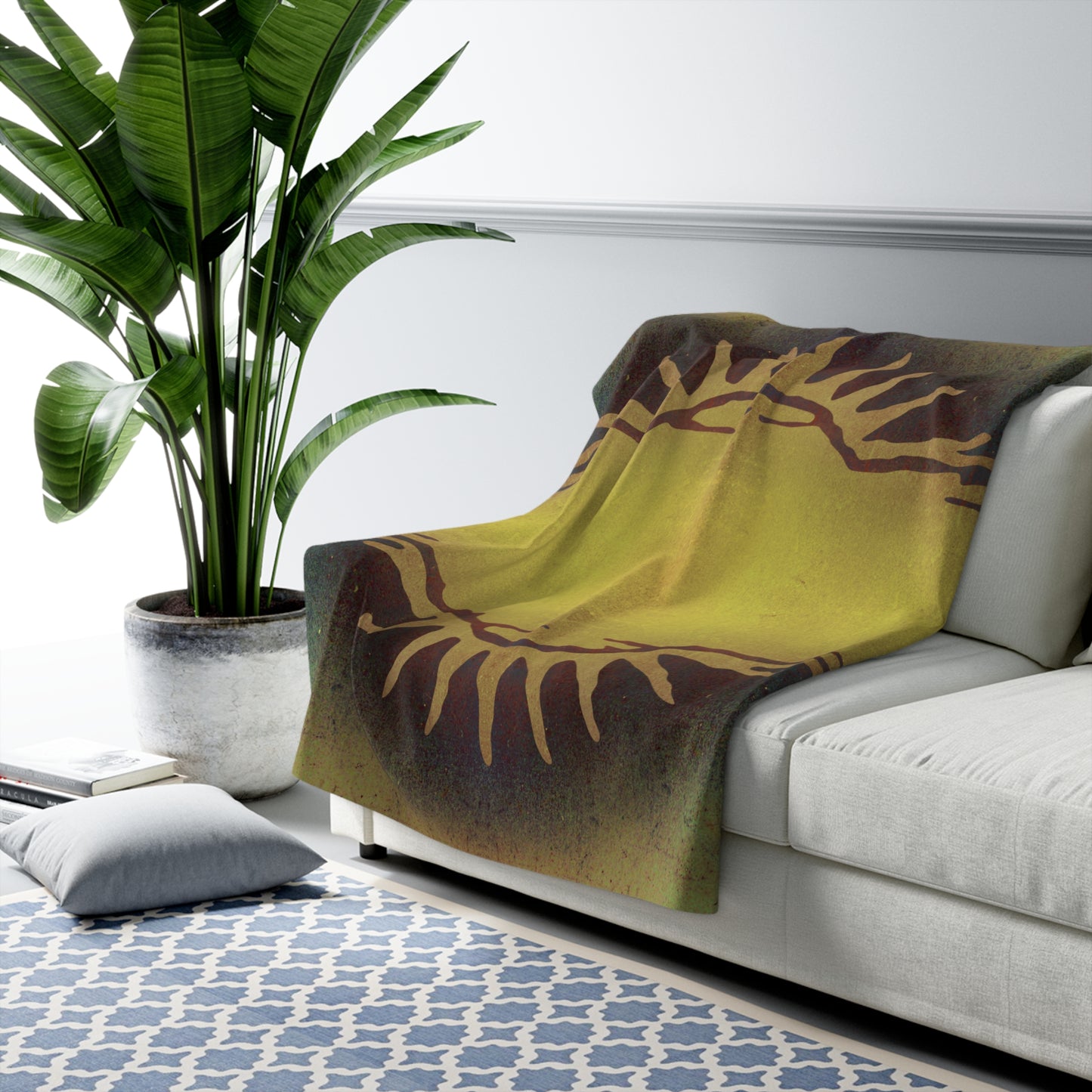 Sun Vibes Sherpa Fleece Blanket