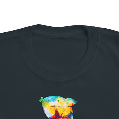 Happiness is a Painted Fish Toddler T-Shirt 2T-6T (multicolors)