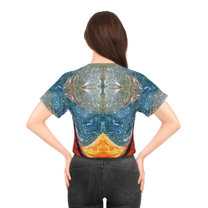 Cosmic Cell Division Cropped Tee