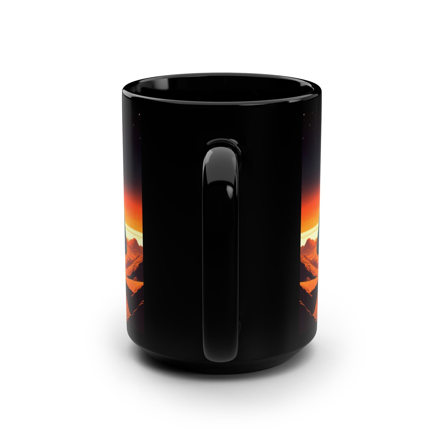 A Promethean Fable 15oz Black Mug