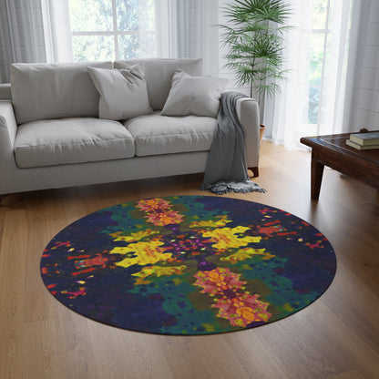 Equinox Symmetry Round Rug