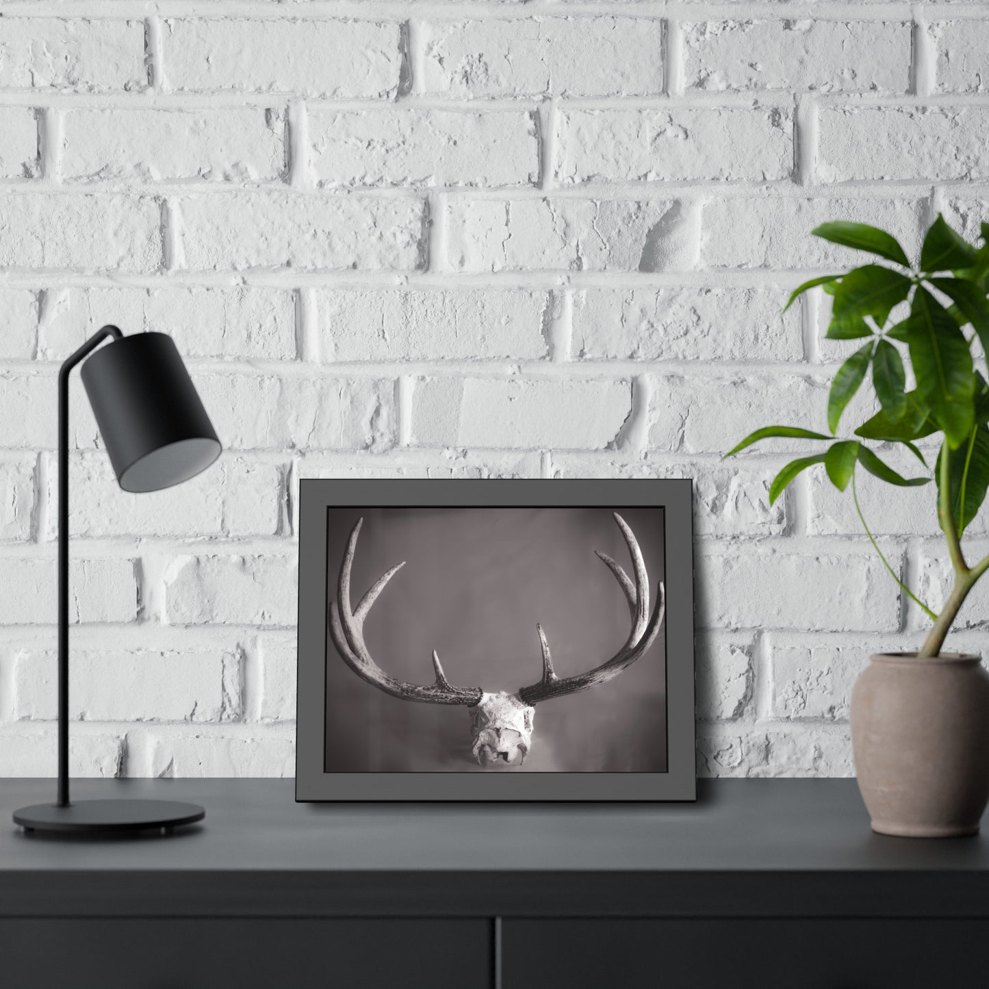 Ghosts of Deers Past Framed Print | Nature Photography