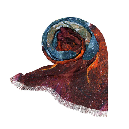 Cosmic Cell Division Fashion Scarf Wrap