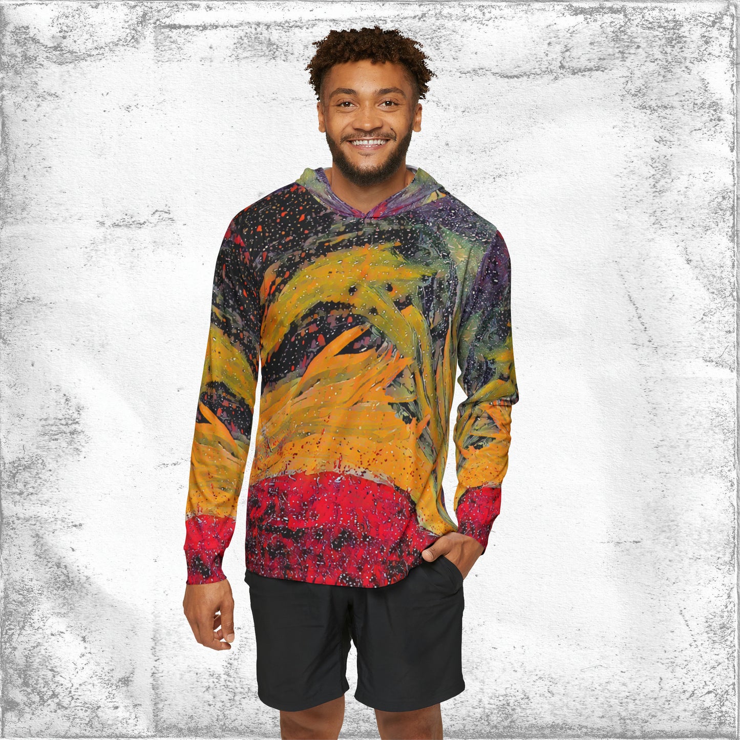 An Ocean of Color Men's Performance Hoodie