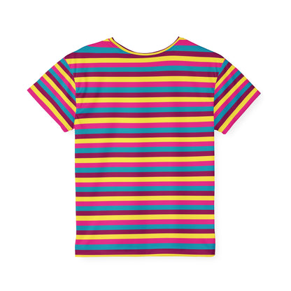 Pop Stripes Kids' Poly Tee