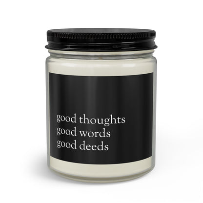 Good Thoughts, Words, Deeds Mindfulness Candle Gift Set