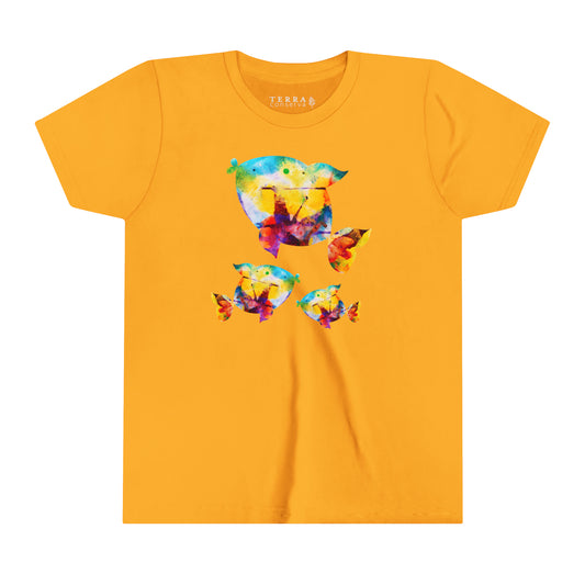 Happiness is a Painted Fish Kids' T-Shirt (multicolors)