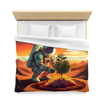 A Promethean Fable Woven Duvet Cover