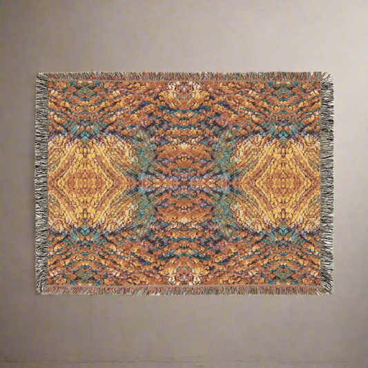 Brazen Symmetry 100% Cotton Woven Blanket (3 sizes)