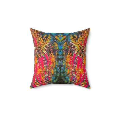 Brazen Colors Faux Suede Throw Pillow