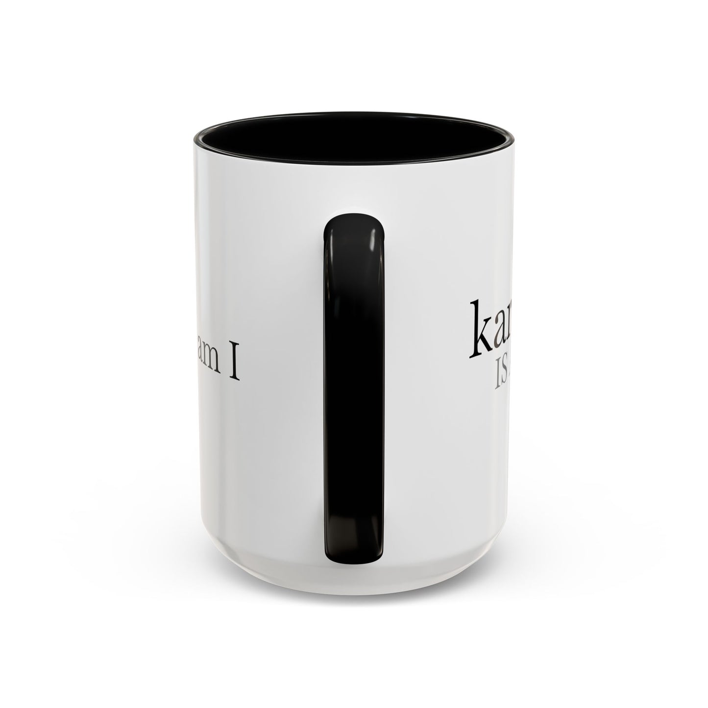 Spicy Karma Colorful Handle Ceramic Mug (11, 15oz)