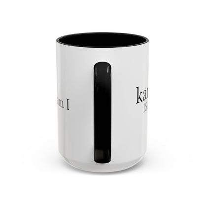 Spicy Karma Colorful Handle Ceramic Mug (11, 15oz)