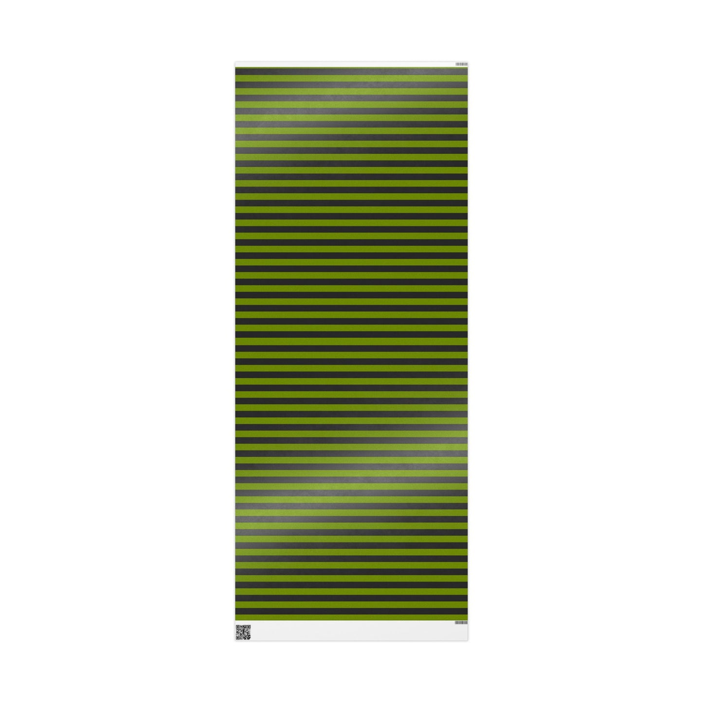 Avocado Green Striped Wrapping Paper Roll (3 sizes)
