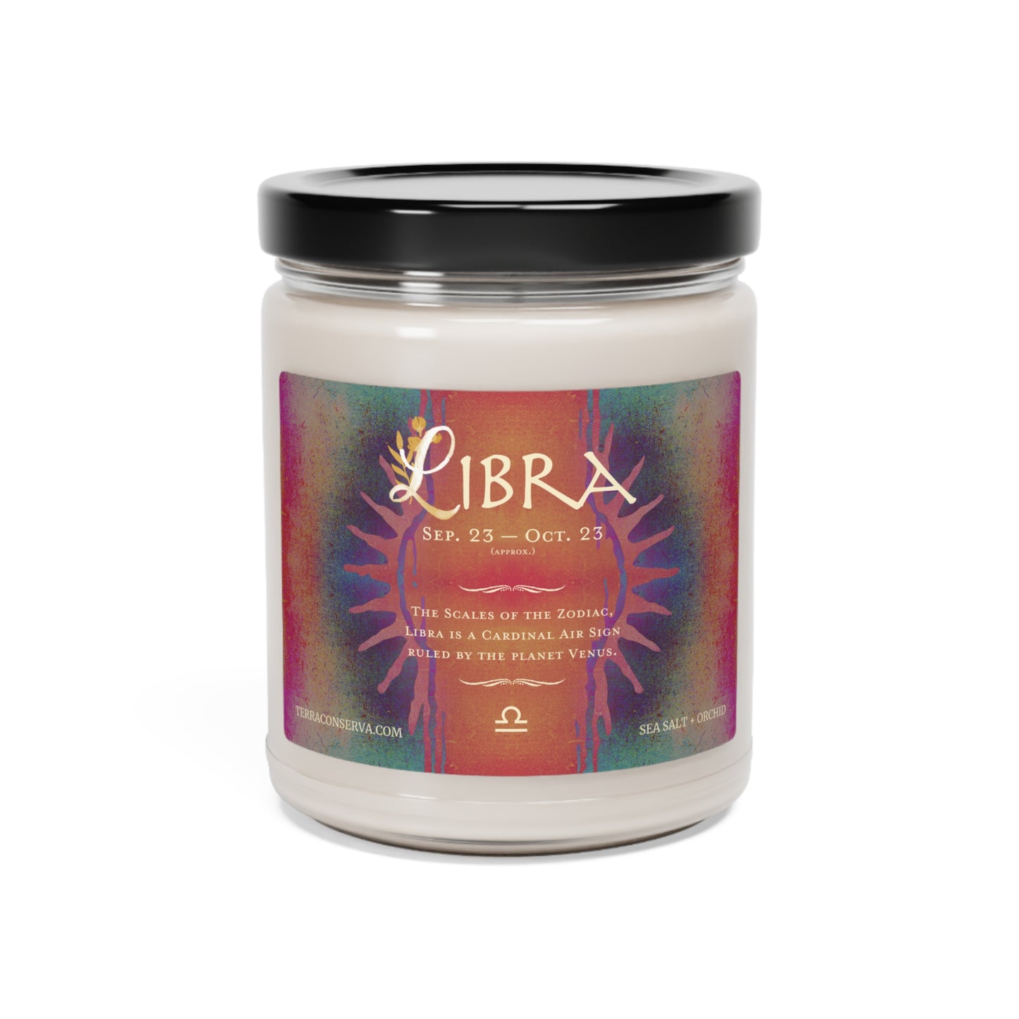 Libra Zodiac Vibes 9oz Soy Candle, 5 scents
