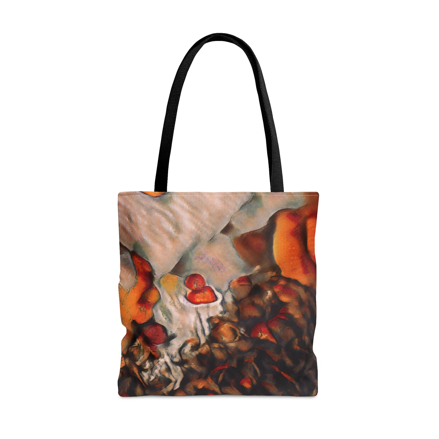 Burnt Umber Rocks Art Tote Bag