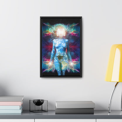 21st Century Gaia Framed Canvas Print