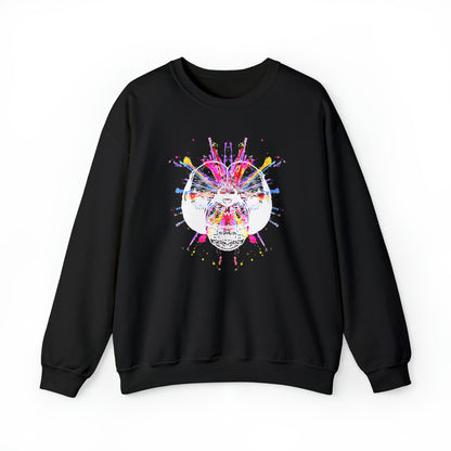 Dragonfly Color Explosion Women's Sweatshirt