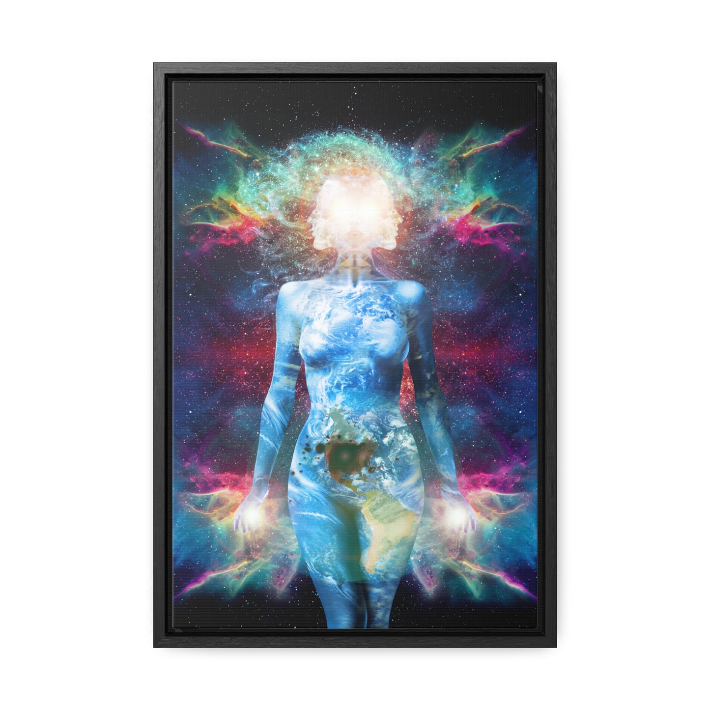 21st Century Gaia Framed Canvas Print