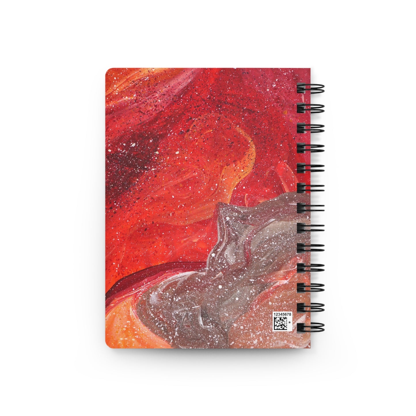 Waves of Creation Spiral-Bound Lined Notebook