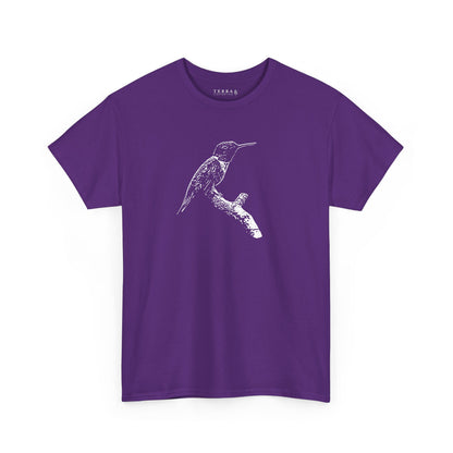 Hummingbird Adult 100% Cotton T-Shirt (Multicolors)