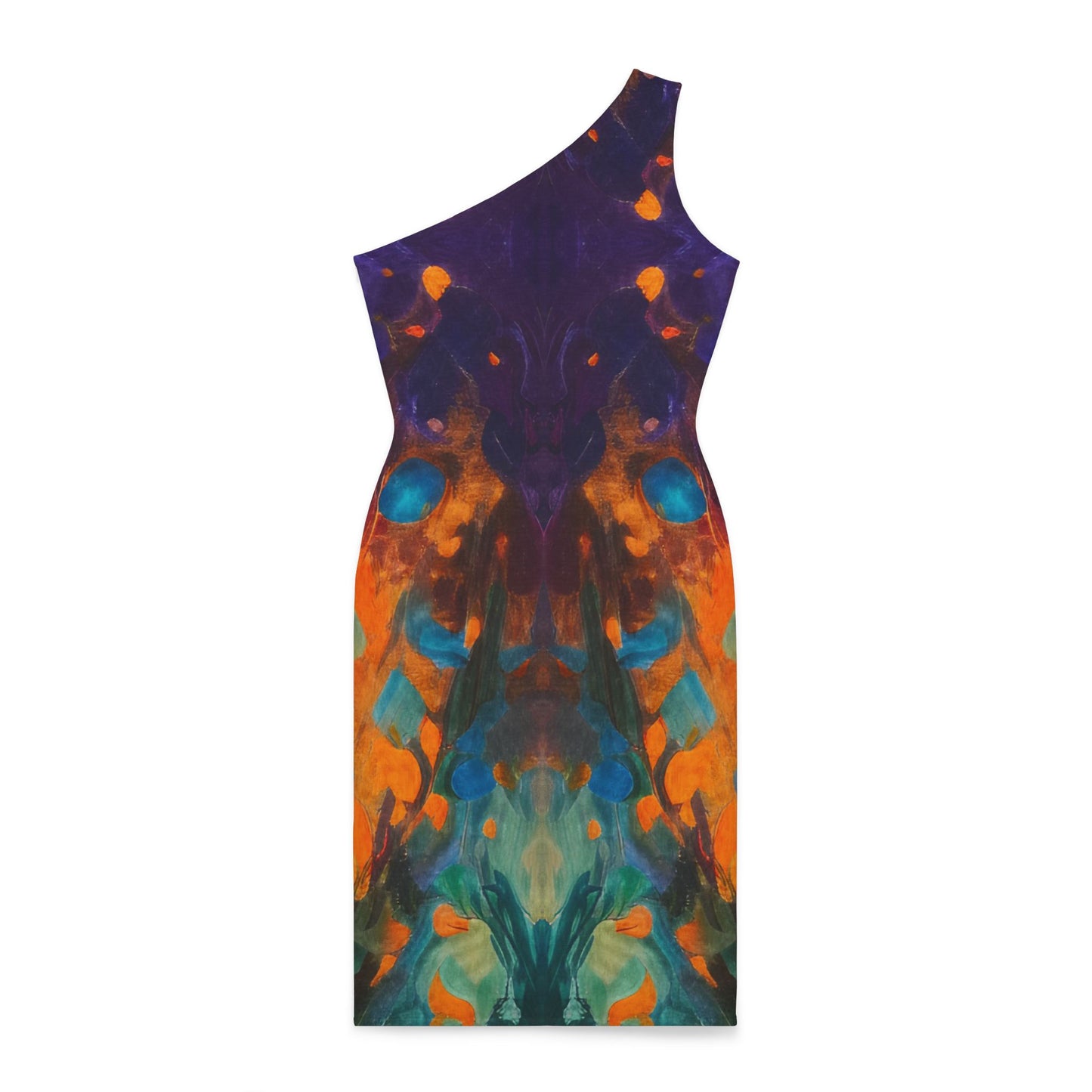 Dog Star Rises Women's Asymmetrical Shoulder Dress