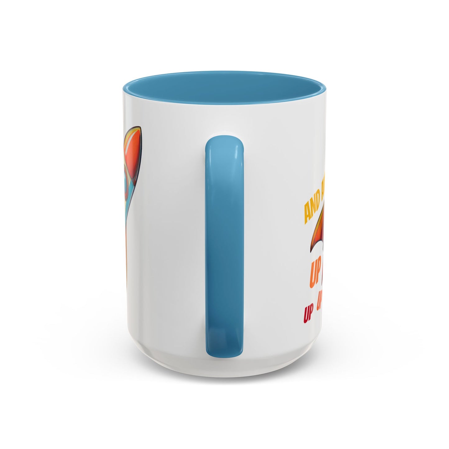 Rocket Ship Liftoff Colorful Ceramic Mug (11, 15oz)