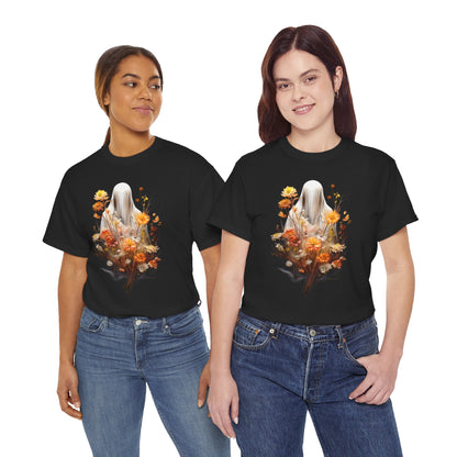 Halloween Garden Haunting Adult 100% Cotton T-Shirt