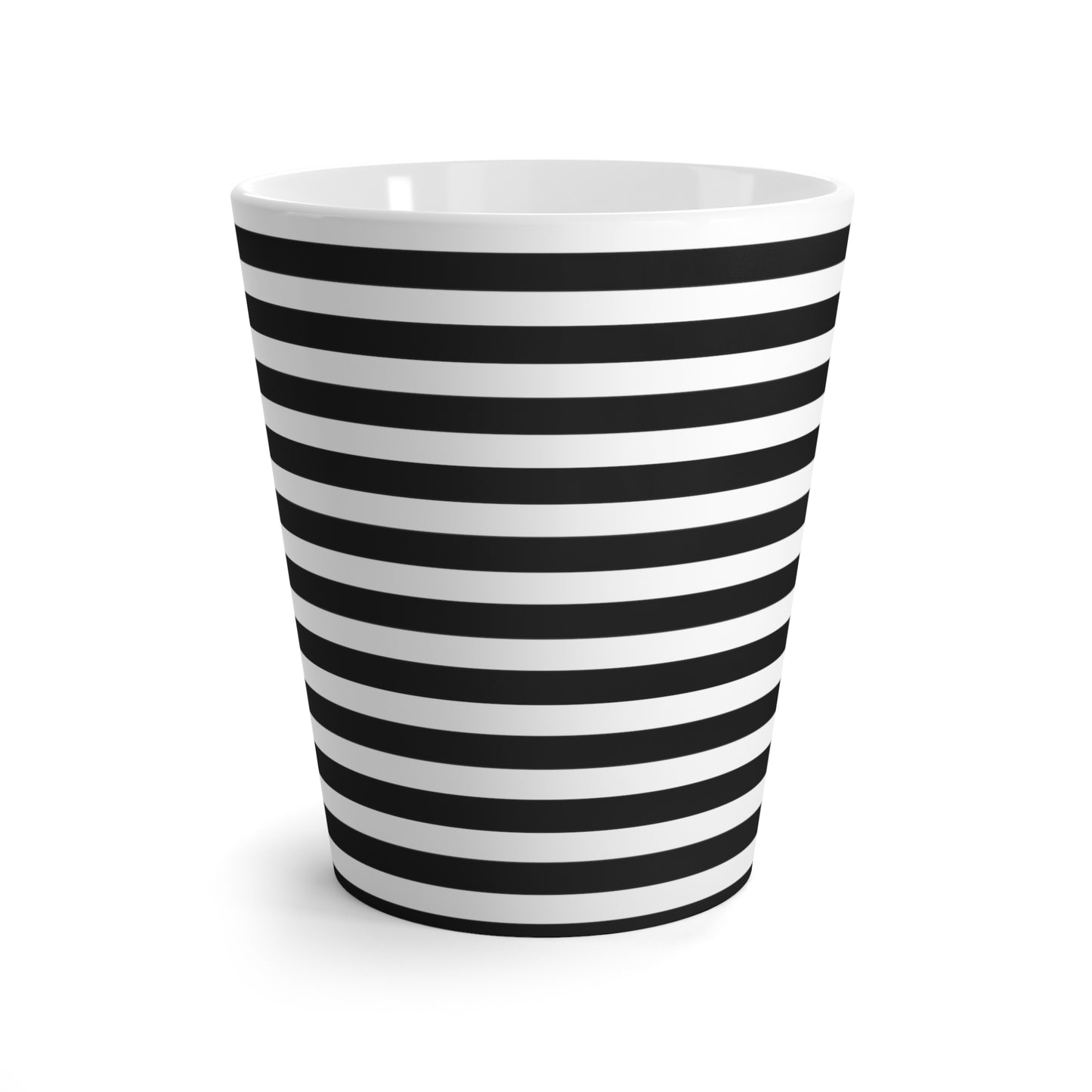 Hypnotic Striped Latte Mug