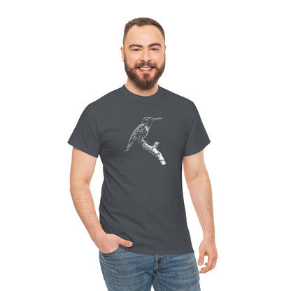 Hummingbird Adult 100% Cotton T-Shirt (Multicolors)