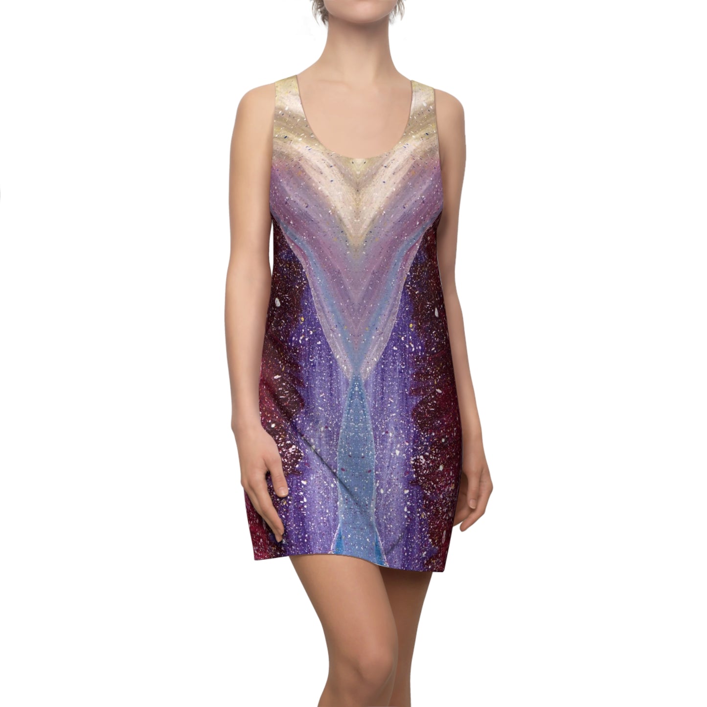 Plato's Cave Painting Slinky Women's Racerback Dress