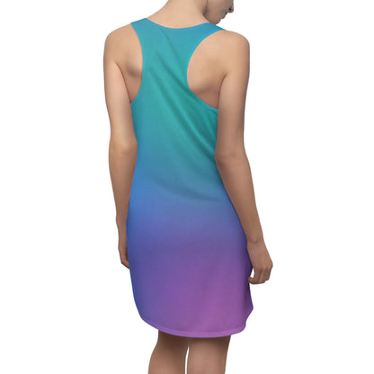 Magical Unicorn Tones Slinky Racerback Dress