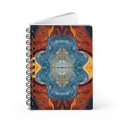 Cosmic Cell Division Spiral-Bound Lined Notebook