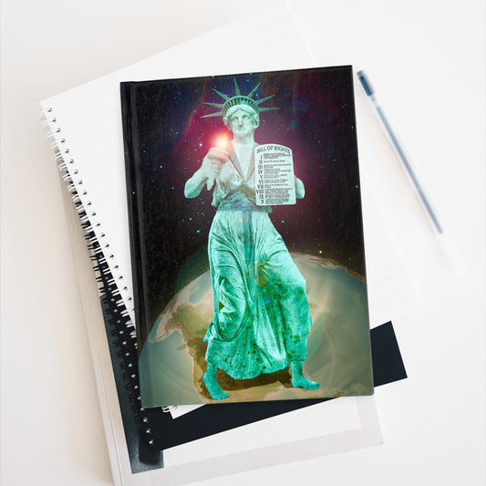 Divine Lady Liberty Hardcover Blank Journal