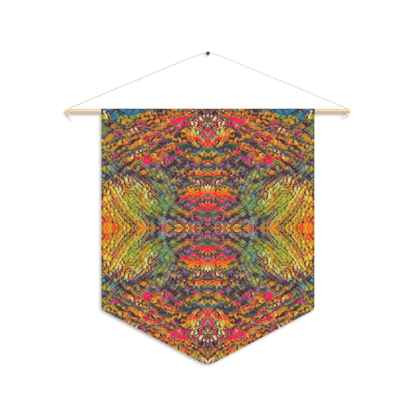 Brazen Symmetry Wood + Twine Tapestry