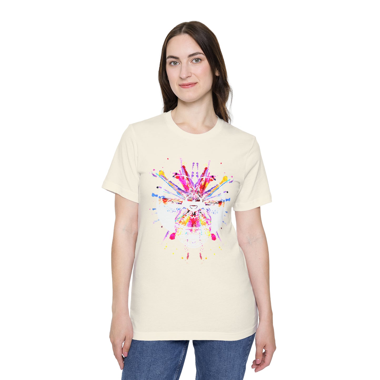 Dragonfly Color Explosion Women's T-Shirt, Made in USA