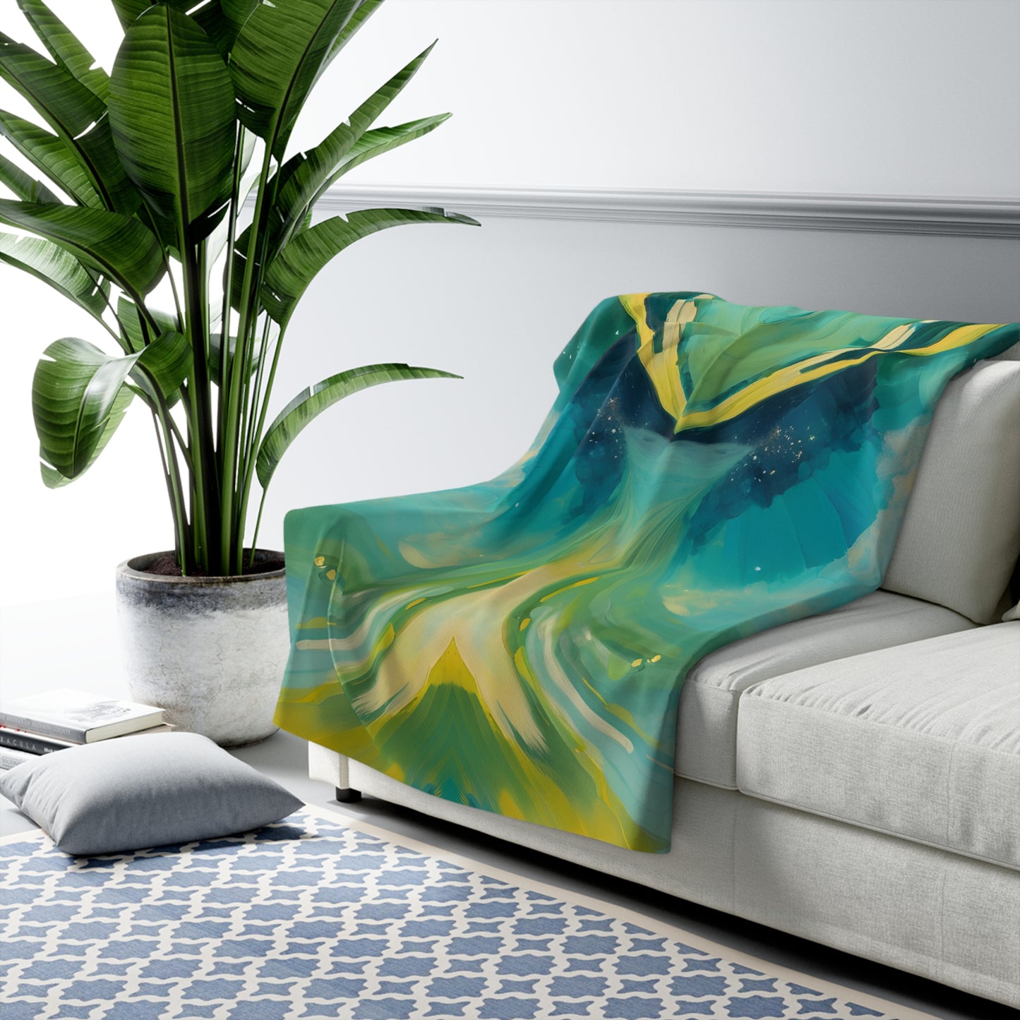 Oceanids Sherpa Fleece Blanket